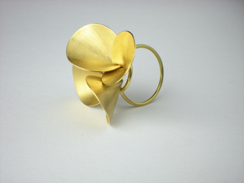 Ring "leaves":  Gold